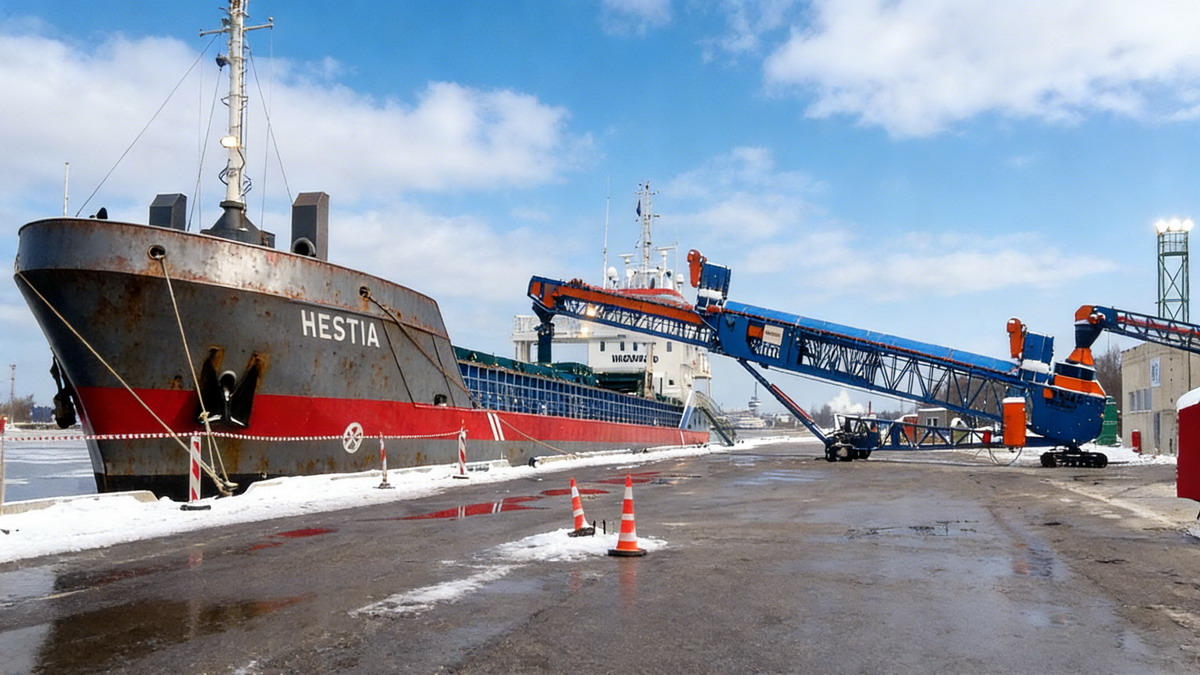 B1400mm mobile shiploader